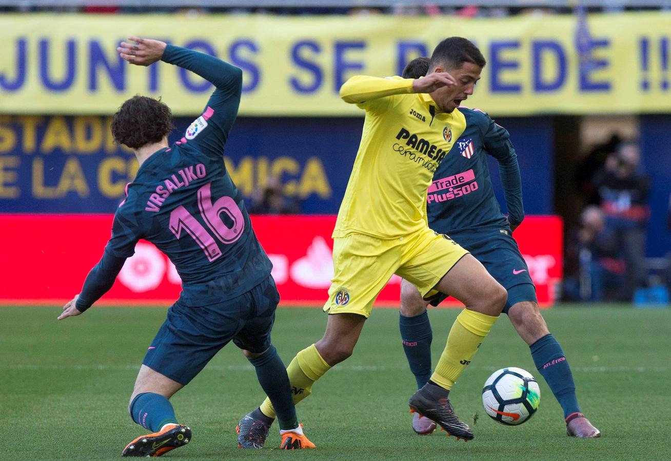Las mejores imágenes del aprtido de la 29ª jornada entre el Villarreal y el Atlético, en el estadio de La Cerámica. 