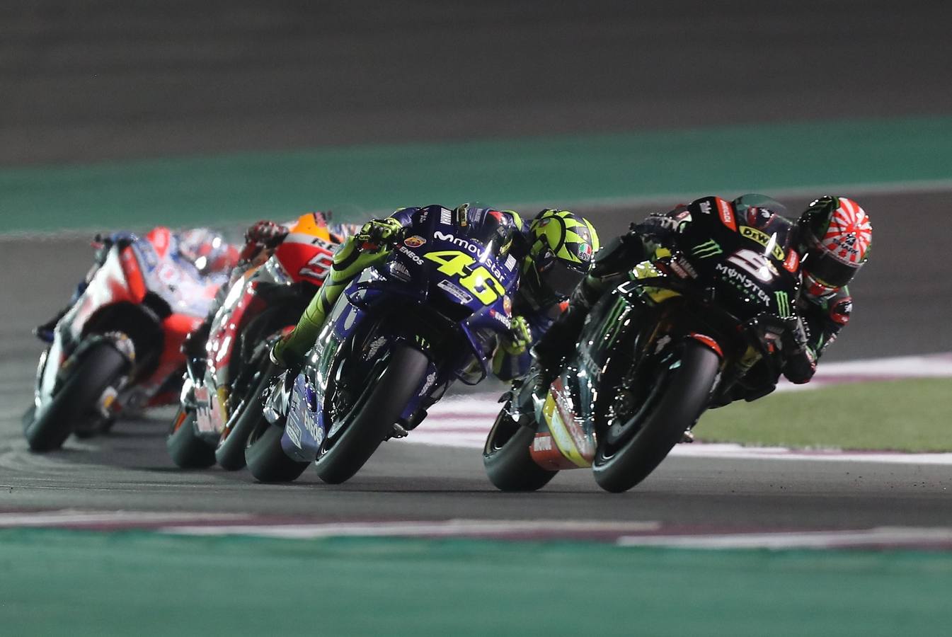 El Mundial de MotoGP ha comenzado con el GP de Catar en el circuito de Losail.