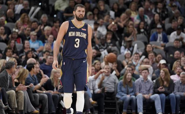 Nikola Mirotic, con los Pelicans. 