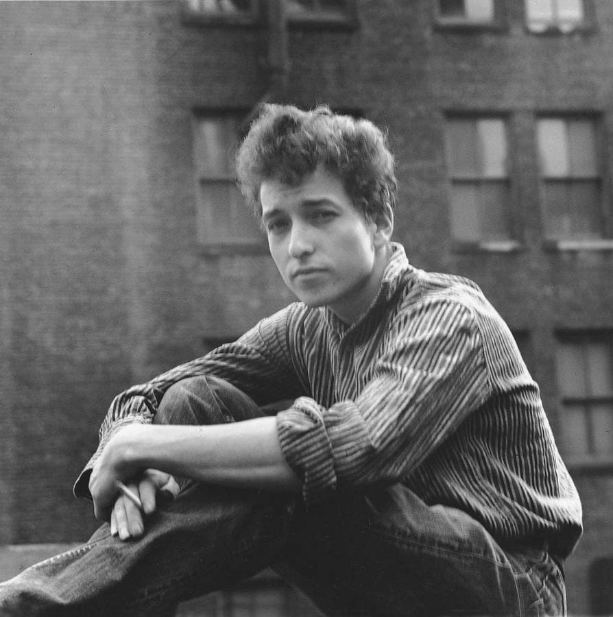 Bob Dylan en una foto obtenida de su autobiografía, 'Chronicles Volume1'.