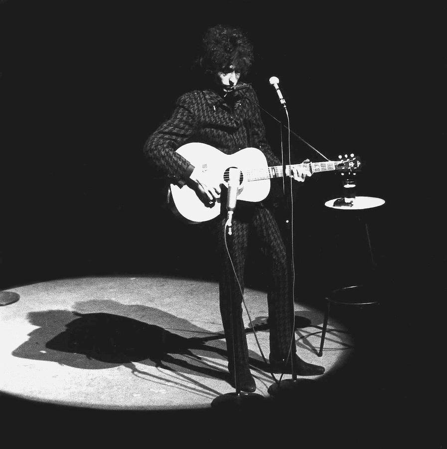 1966 Concierto de Bob Dylan en el Teatro Olympia de París.