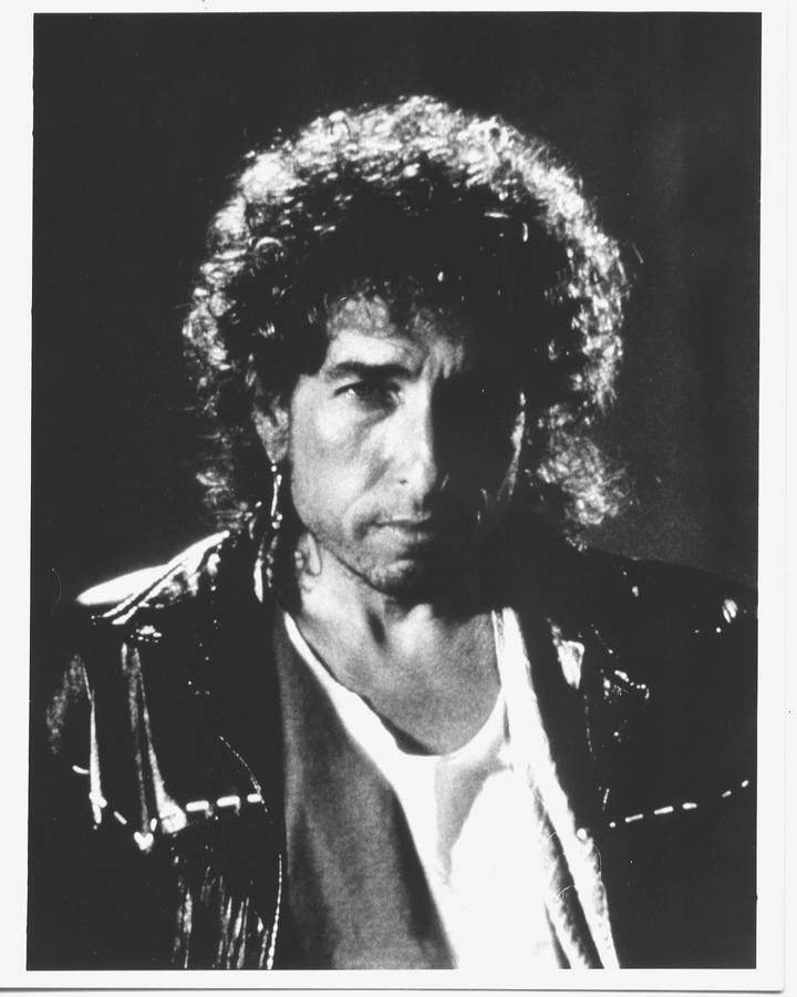 04.07.1993 El cantautor estadounidense Bob Dylan .