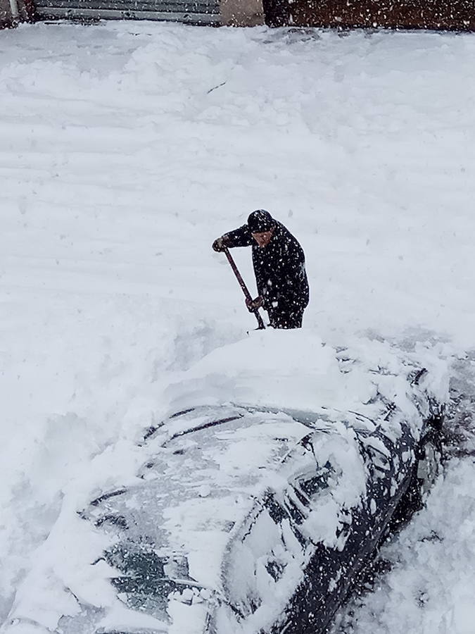 Fotos: Guardo recibe la primavera con medio metro de nieve