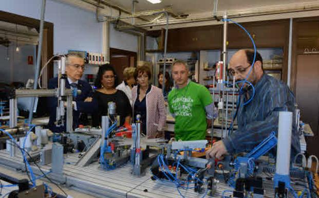 Inauguración de un curso de Formación Profesional.