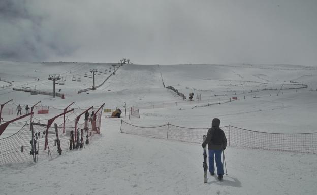 Las pistas de Béjar se encuentran entre las más afectadas del país por el viento