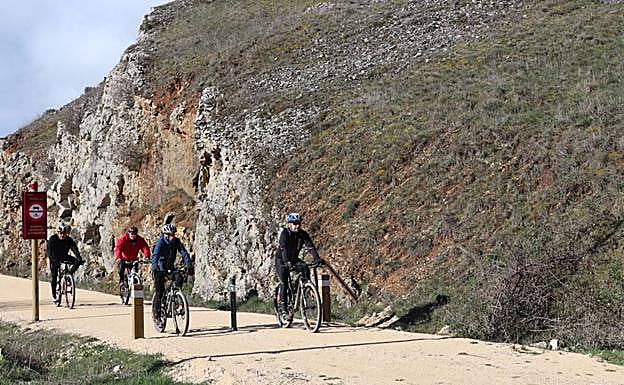 La ruta es muy utilizada por ciclistas