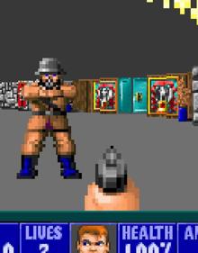 Imagen secundaria 2 - Arriba, Romero y Carmack. Debajo, 'Quake' y 'Wolfenstein 3D'.