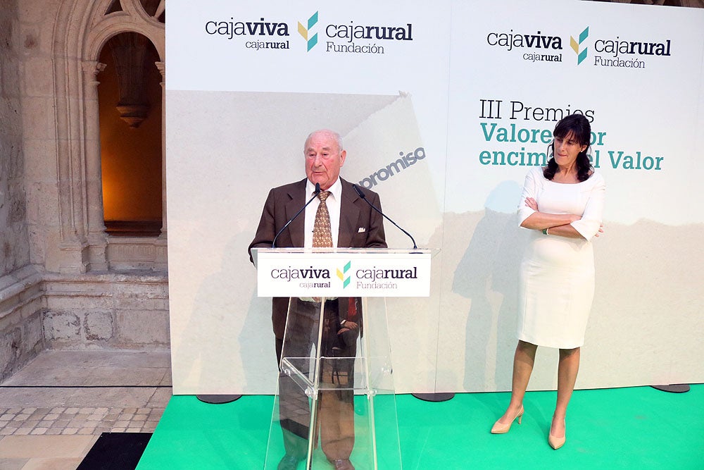 La Fundación Caja Rural de Burgos ha entregado los galardones de la tercera edición de los Premios Valores por Encima del Valor