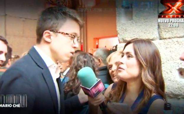 Miriam Saavedra entrevista a Errejón. 