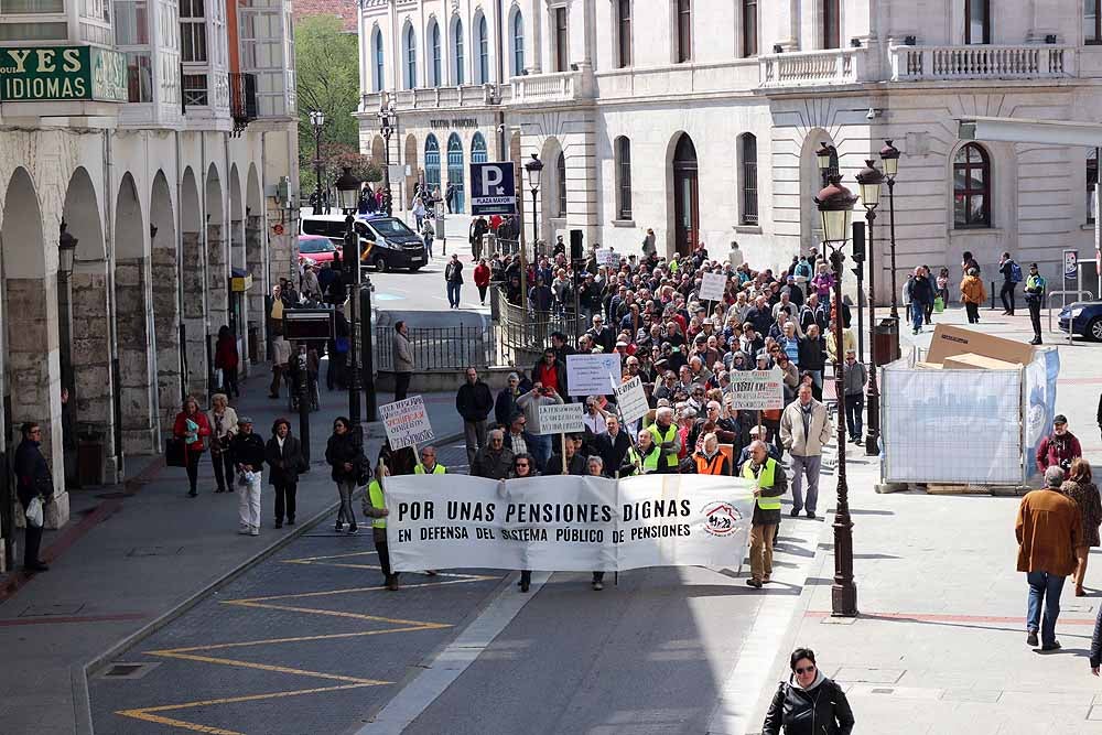 Fotos: Manifestación en defensa de las pensiones