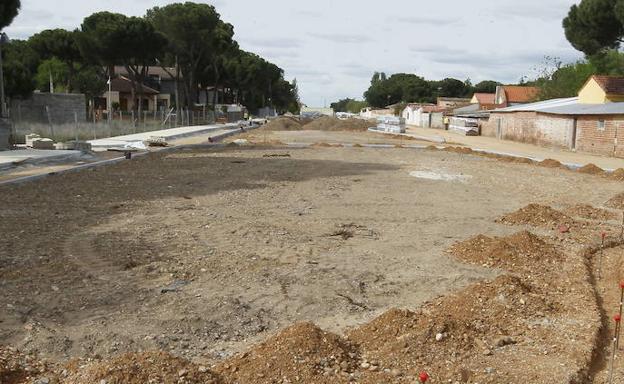 Obras del Ave en el Pinar de Antequera. 