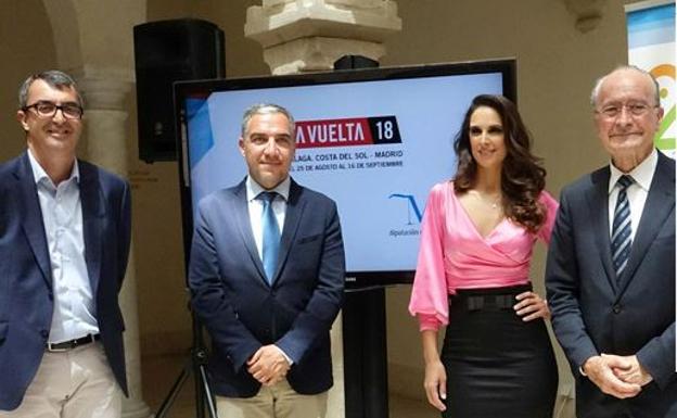 Presentación de la canción oficial de La Vuelta, a cargo de Nuria Fergó.