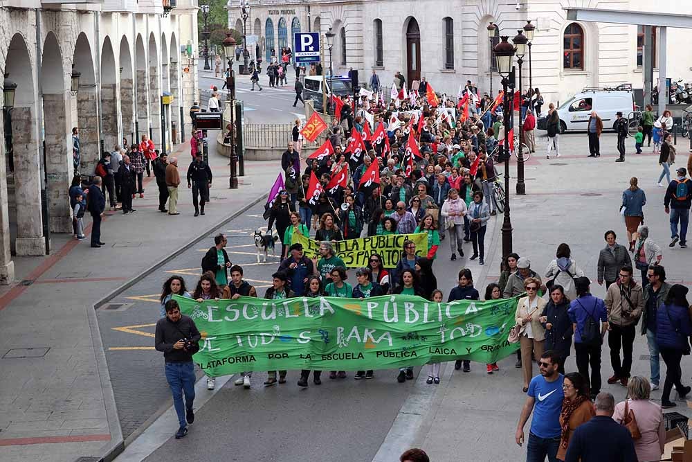 Fotos: Manifestación por la escuela pública en imágenes