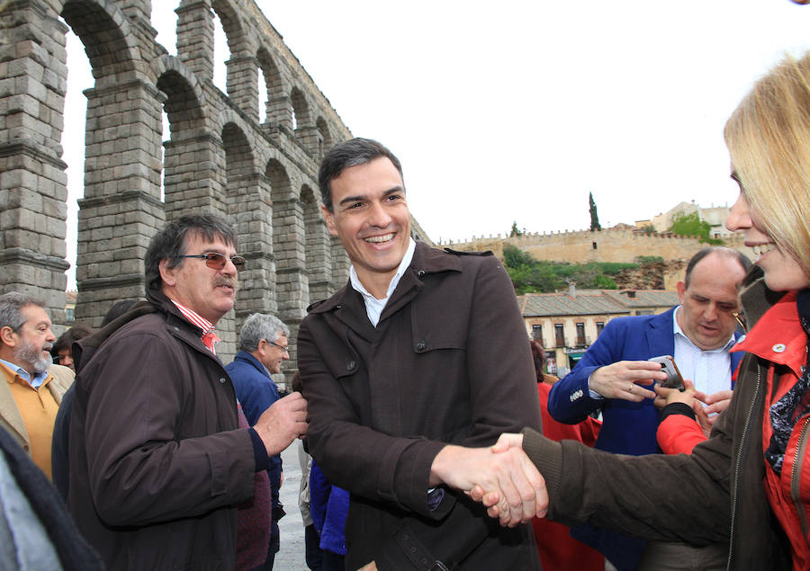 Fotos: Pedro Sánchez en Segovia