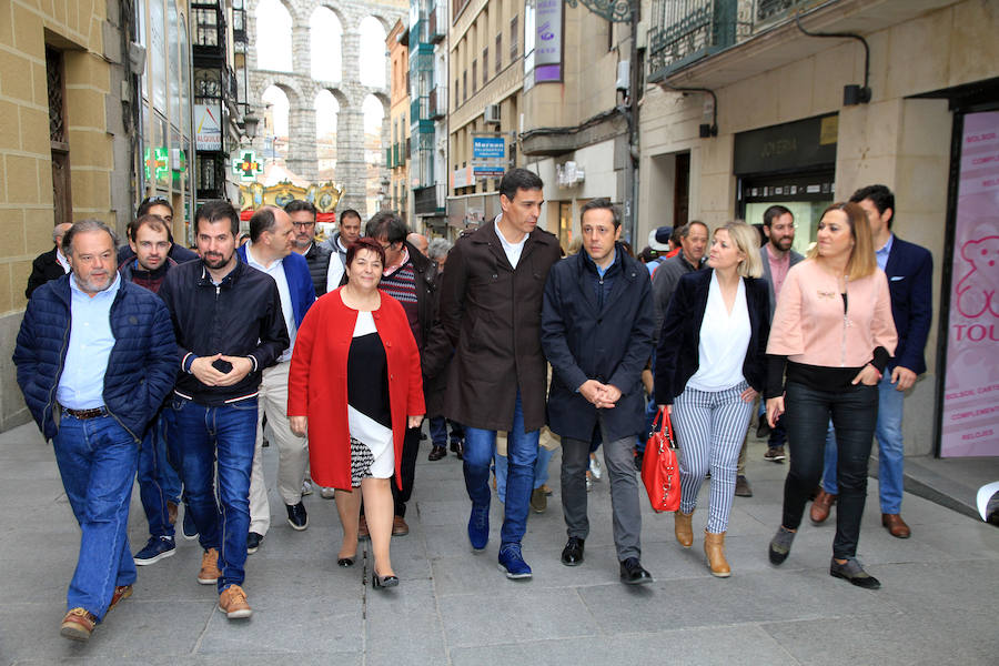 Fotos: Pedro Sánchez en Segovia