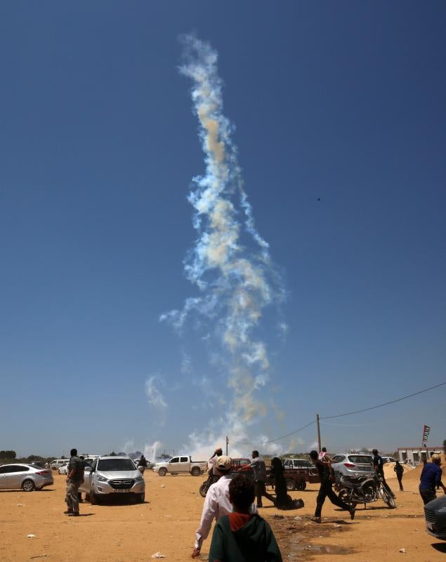 Más de cuarenta muertos y más de un millar de fallecidos en Gaza, en las protestas contra la embajada de EE UU en Jerusalén