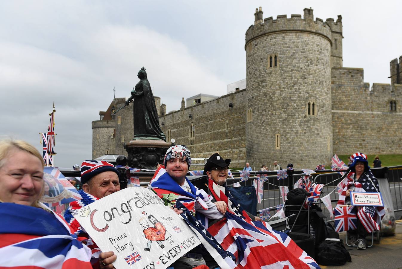 El Reino Unido se encuentra inmerso en una creciente espectación ante la boda del príncipe Enrique y la exactriz estadounidense Meghan Markle que se celebra el próximo sábado en la capilla de San Jorge, en el castillo de Windsor