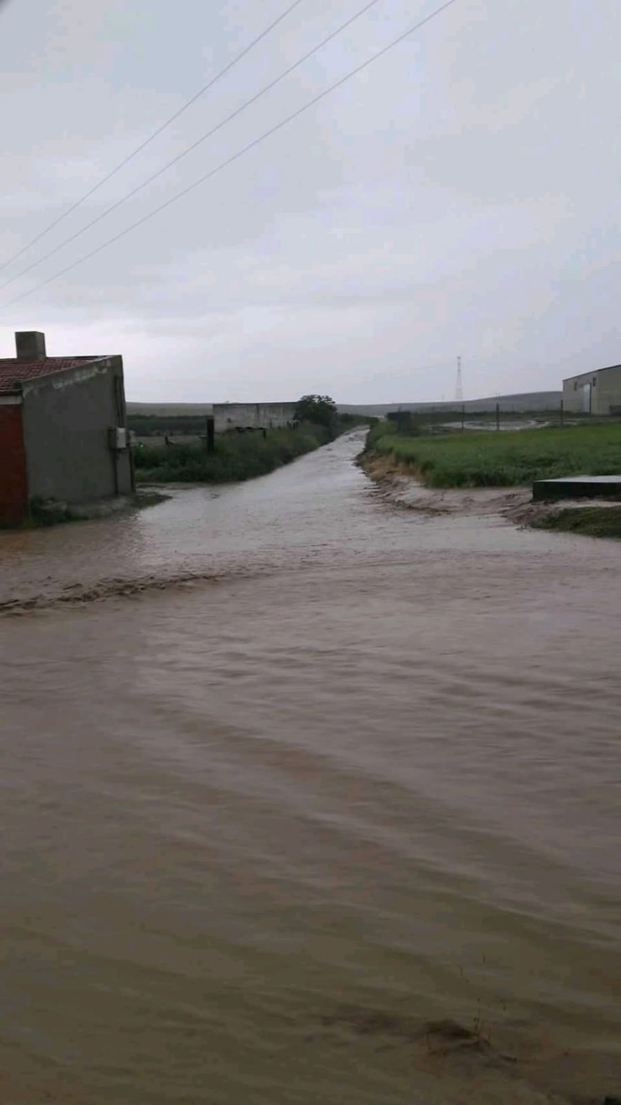 Fotos: Una tormenta inunda las calles de La Seca