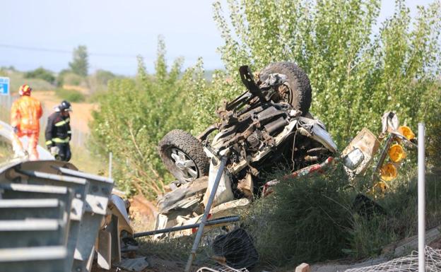 Imagen del lugar del accidente.