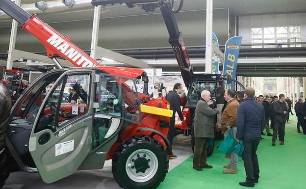 Feria de maquinaria agraria en Valladolid.