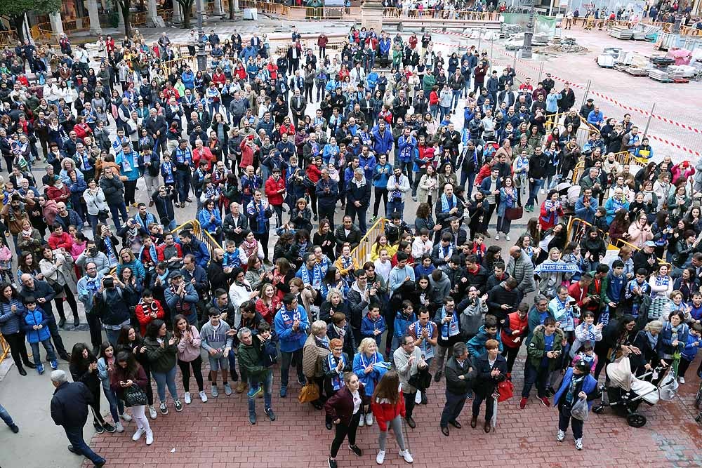 Fotos: El San Pablo se despide de su afición desde el Ayuntamiento