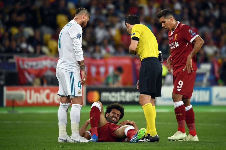 Las mejores imágenes de la final de la Champions League disputada en Kiev entre el Real Madrid y el Liverpool. 