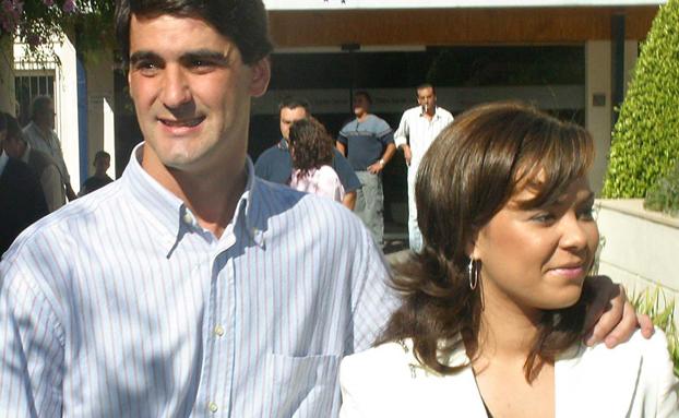 María José Campanario con su marido, Jesulín de Ubrique. 