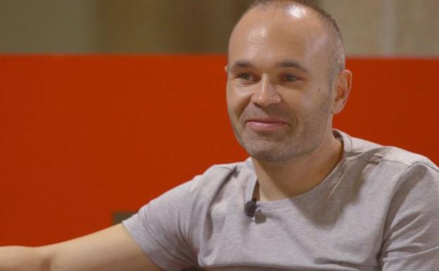 Andrés Iniesta en el programa de Risto Mejide 'Chester'.