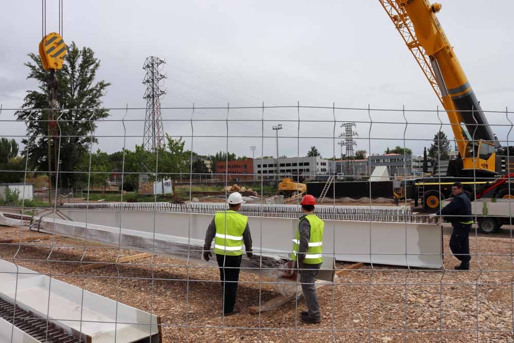 Fotos: Así avanzan las obras en el Puente de las Rebolledas