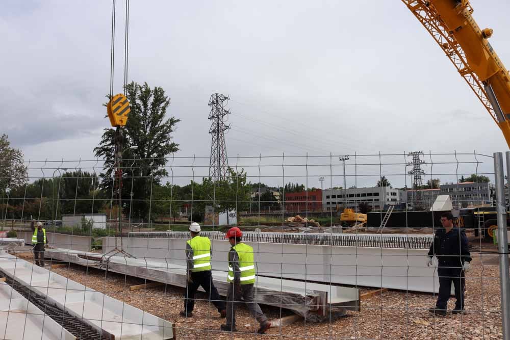 Fotos: Así avanzan las obras en el Puente de las Rebolledas