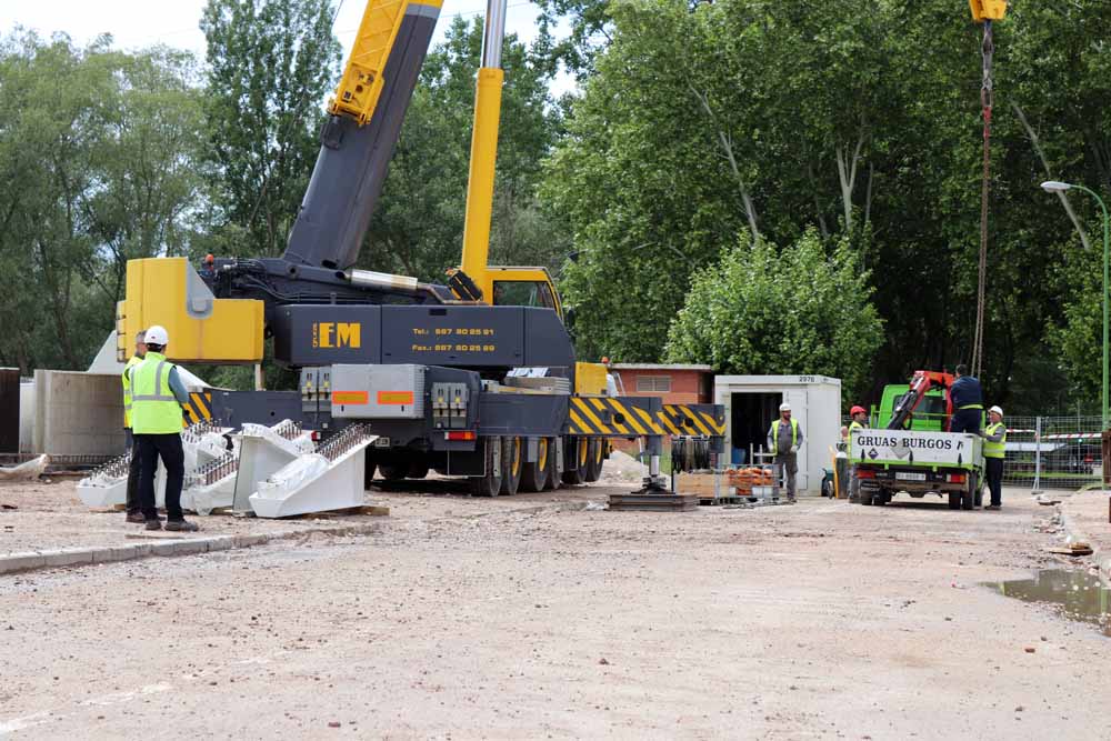 Fotos: Así avanzan las obras en el Puente de las Rebolledas