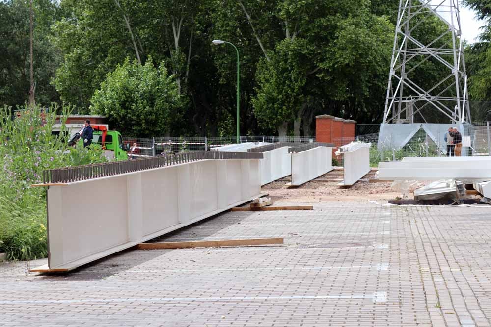 Fotos: Así avanzan las obras en el Puente de las Rebolledas