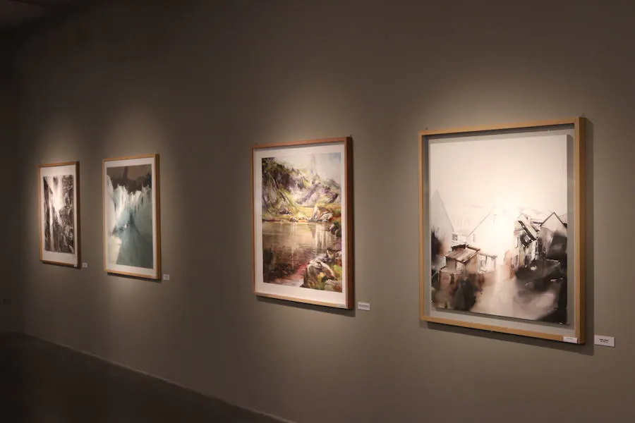 Algunas de las obras de la exposición