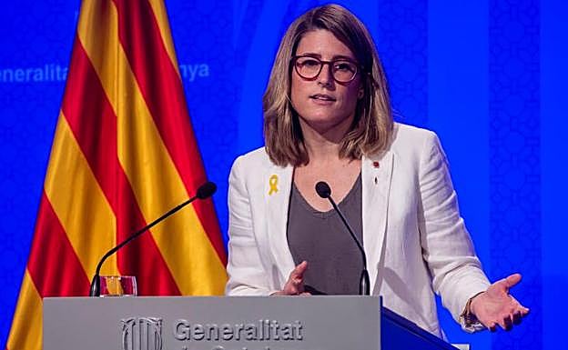 La consejera de la Presidencia, Elsa Artadi.