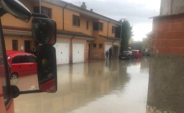 Inundación en Villanubla.