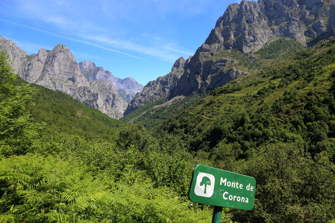 Monte Corona en el Valle de Valdeón.