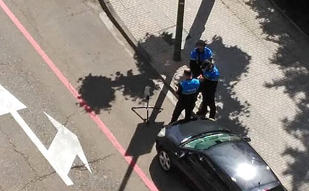 El radar móvil ya se ha colocado en algunas calles