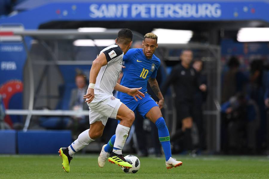 Fotos: Brasil - Costa Rica, en imágenes