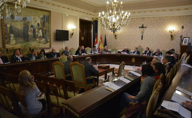 Pleno de la Diputación de Burgos.