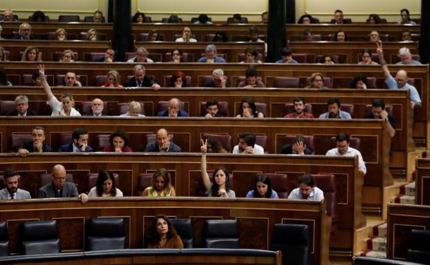 Pleno del Congreso para la votación de los Presupuestos.