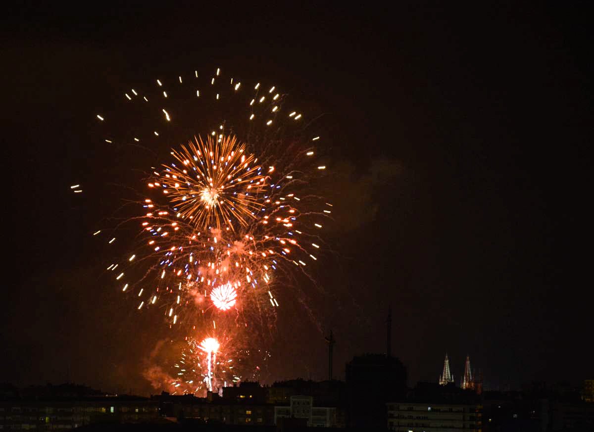 Fotos: Primera sesión de ls fuegos artificiales