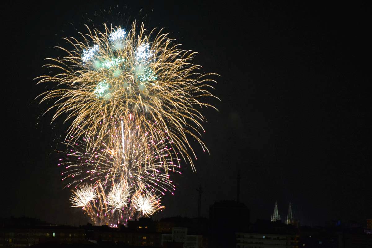 Fotos: Primera sesión de ls fuegos artificiales