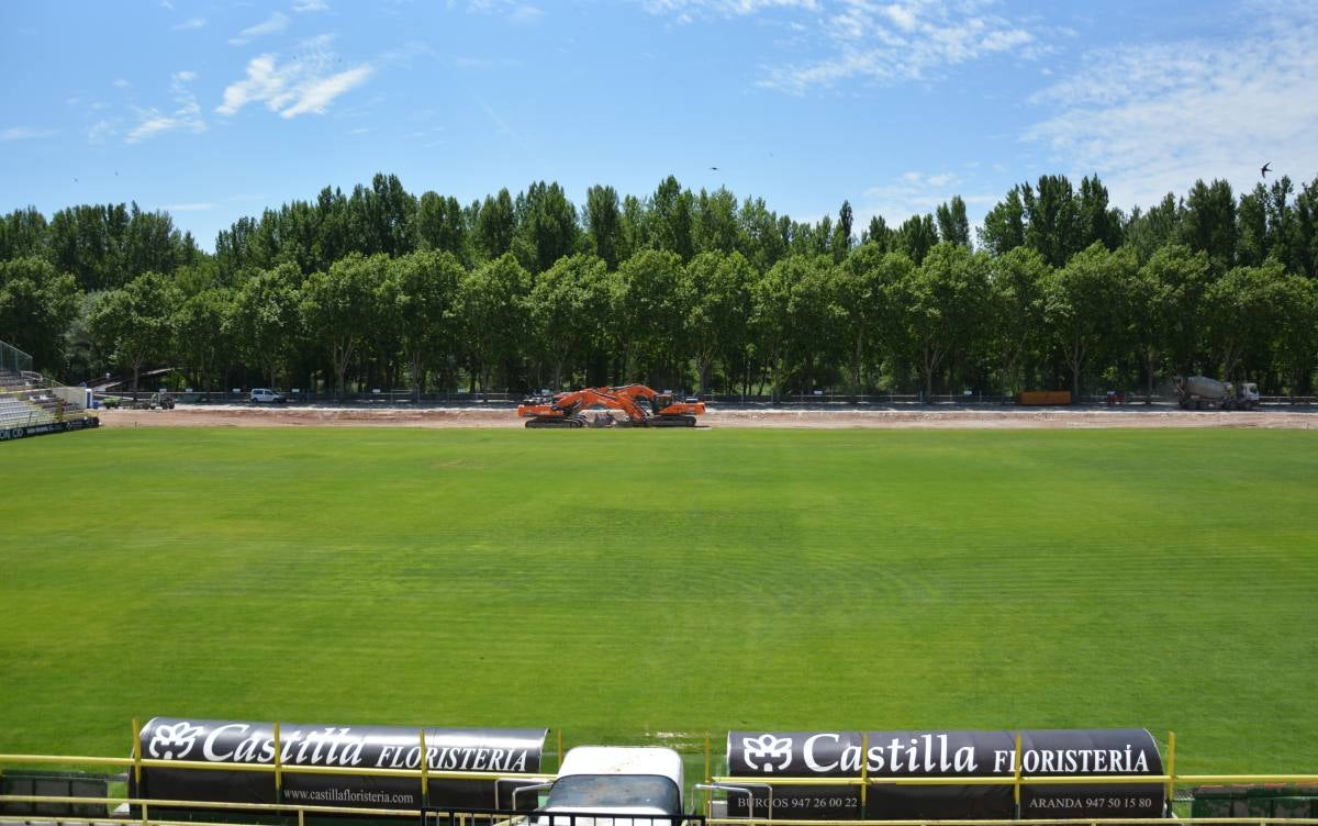 Fotos: Avance de las obras del estadio municipal de El Plantío