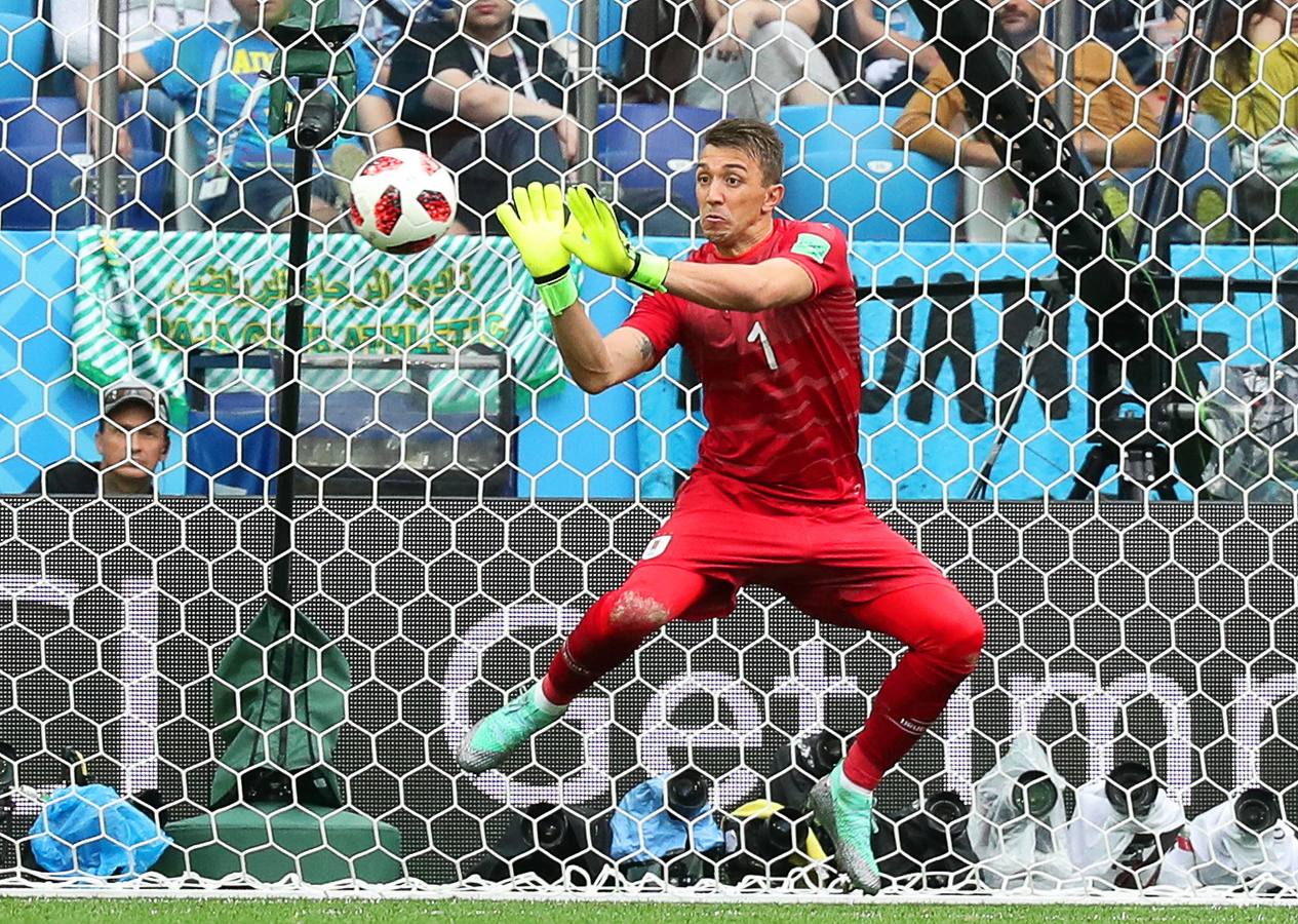 El error de Muslera ante Francia.