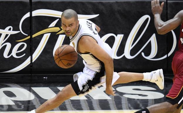 Parker, en un partido con San Antonio