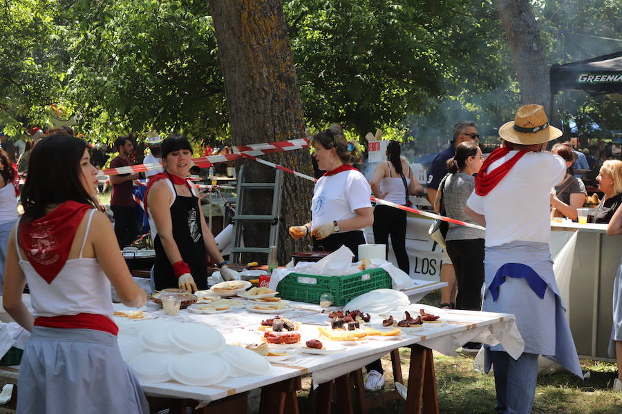 El Parque de Fuentes Blancas fue, como es habitual, el escenario de las últimas citas de los Sampedros: el Día de las Peñas y la quincuagésima primera edición del Concurso del Buen Yantar