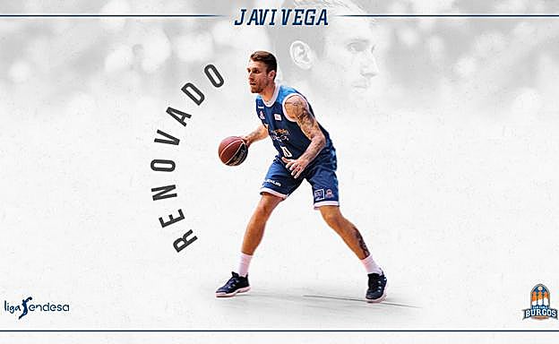 Javi Vega cumplirá su cuarta temporada con el San Pablo Burgos