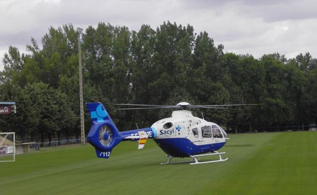 Helicóptero medicalizado de Sacyl.