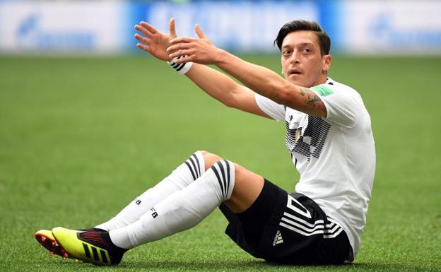 Özil, durante el Mundial de Rusia.