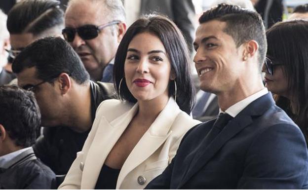 Georgina Rodríguez junto a Critiano Ronaldo. ABC